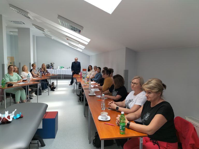 Uczestnicy warsztatów szkoleniowych organizowanych w naszej szkole.