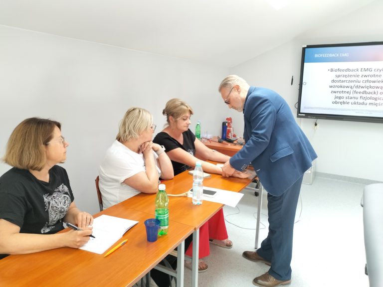 Uczestnicy warsztatów szkoleniowych organizowanych w naszej szkole.