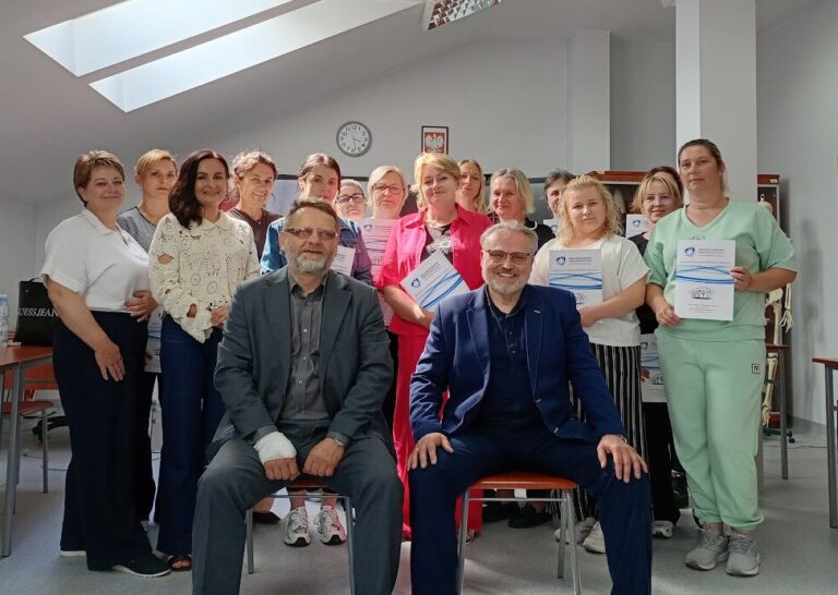 Uczestnicy warsztatów szkoleniowych organizowanych w naszej szkole.